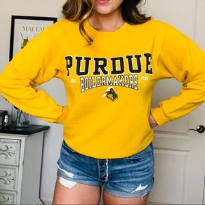 purdue crew neck